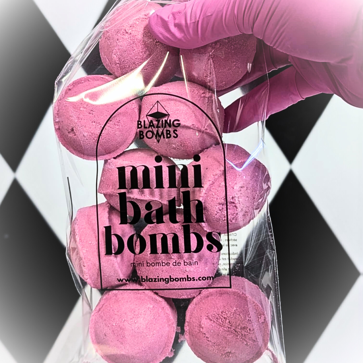 10pk Rose Jam Mini Bath Bombs