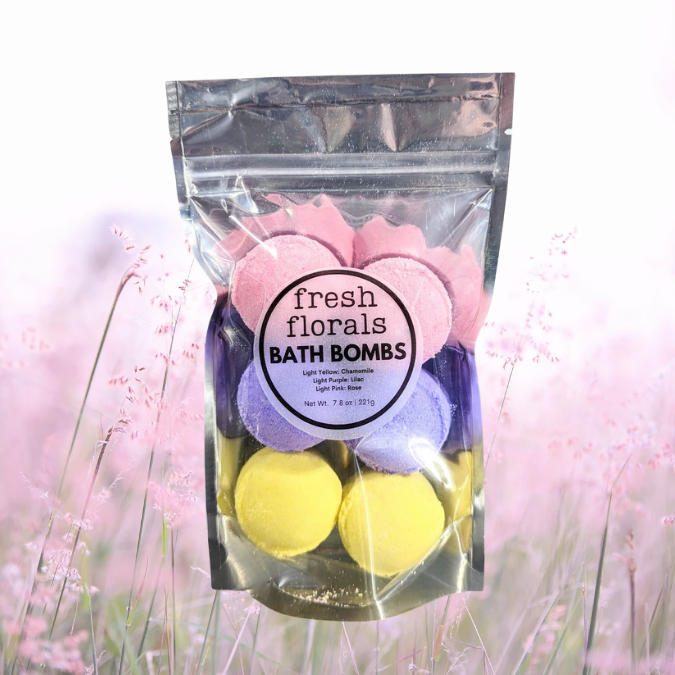Fresh Florals - 6pk Mini Bath Bombs