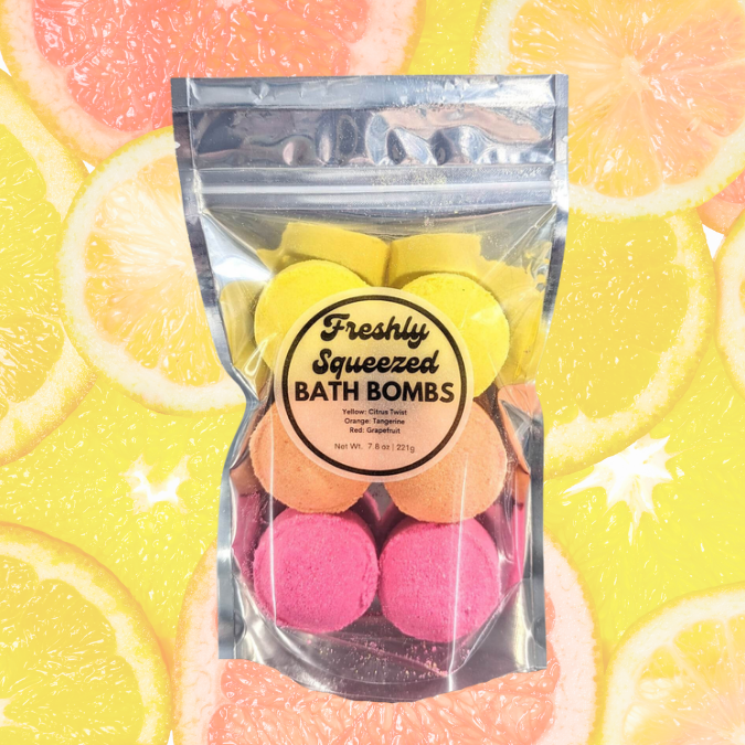Freshly Squeezed - 6pk Mini Bath Bombs