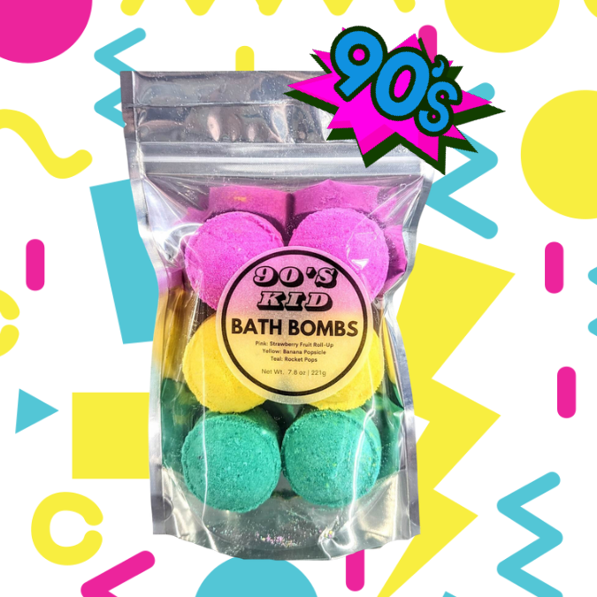 90's Kid - 6pk Mini Bath Bombs