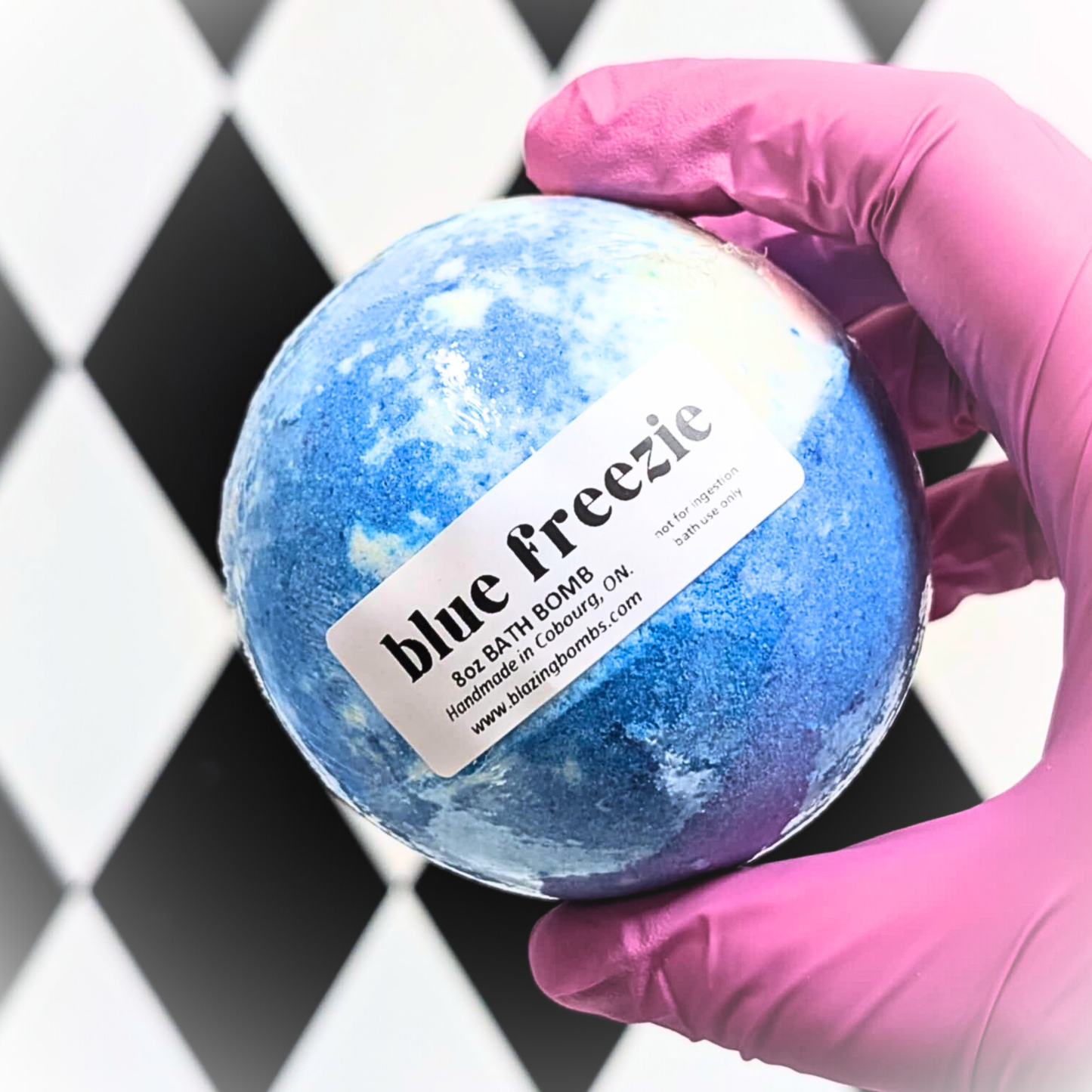 Blue Freezie 8.5oz Large Bath Bomb