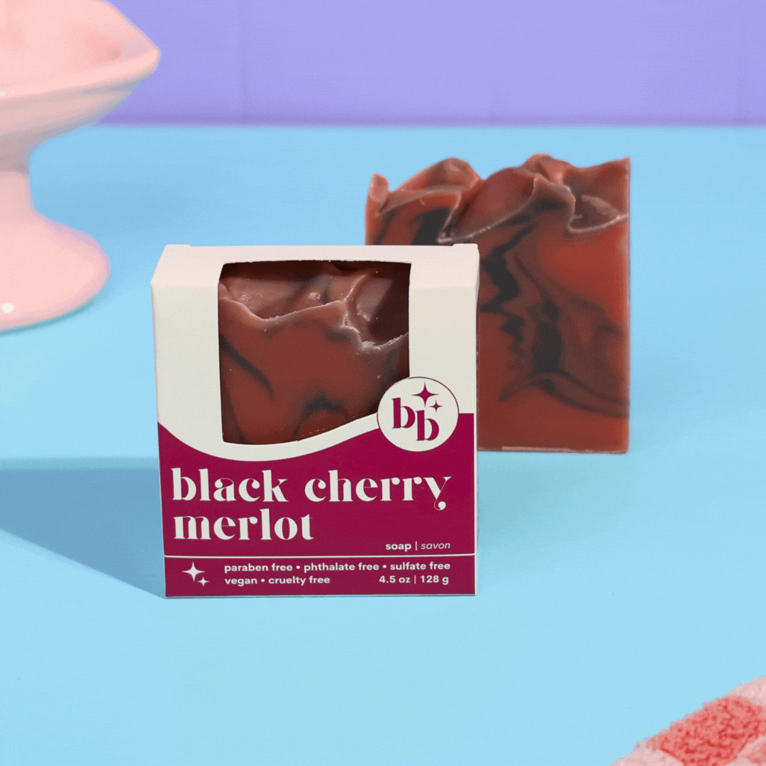 Black Cherry Merlot Bar Soap