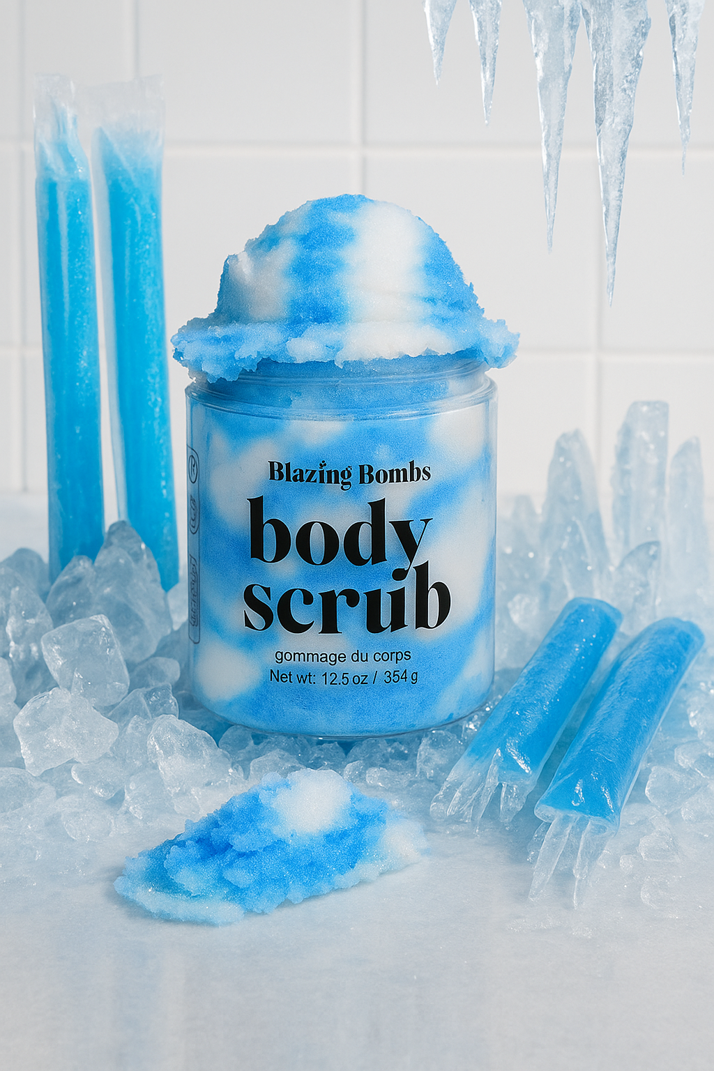 Blue Freezie Sugar Scrub