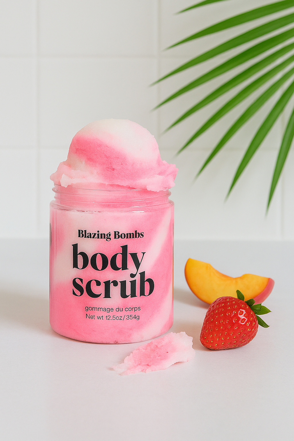 Strawberry Peach Sugar Scrub