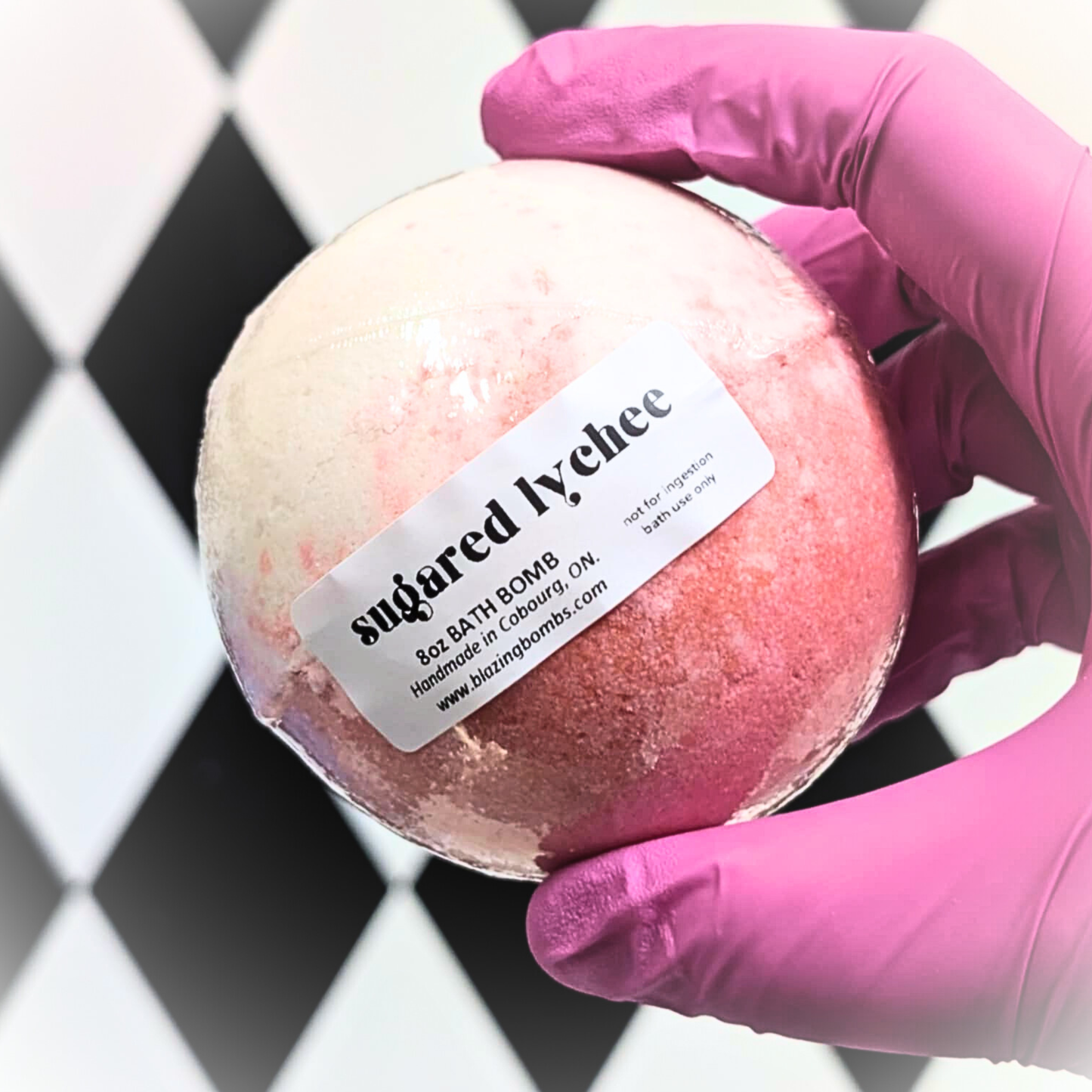 Sugared Lychee 8.5oz Large Bath Bomb