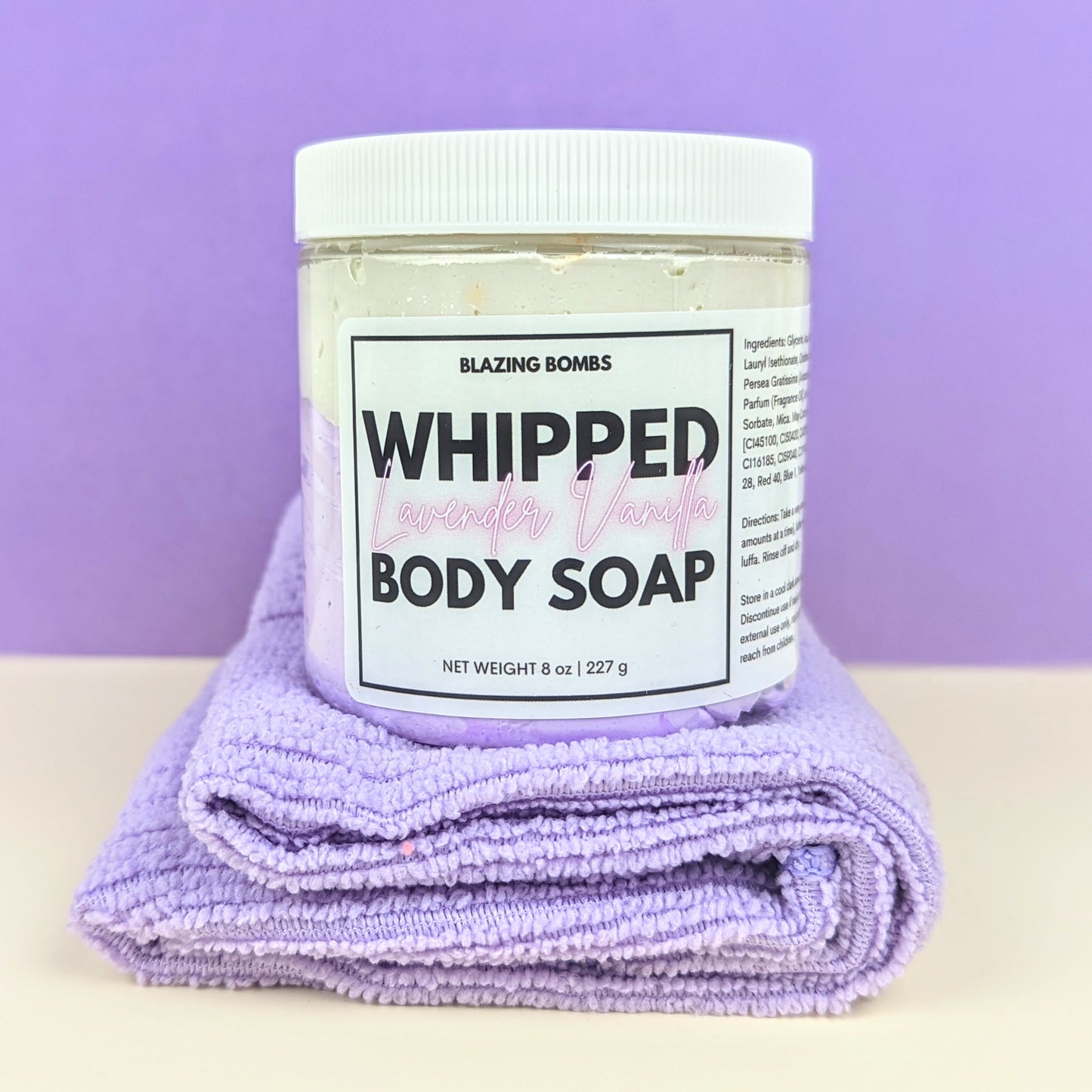 Lavender Vanilla Whipped SOAP