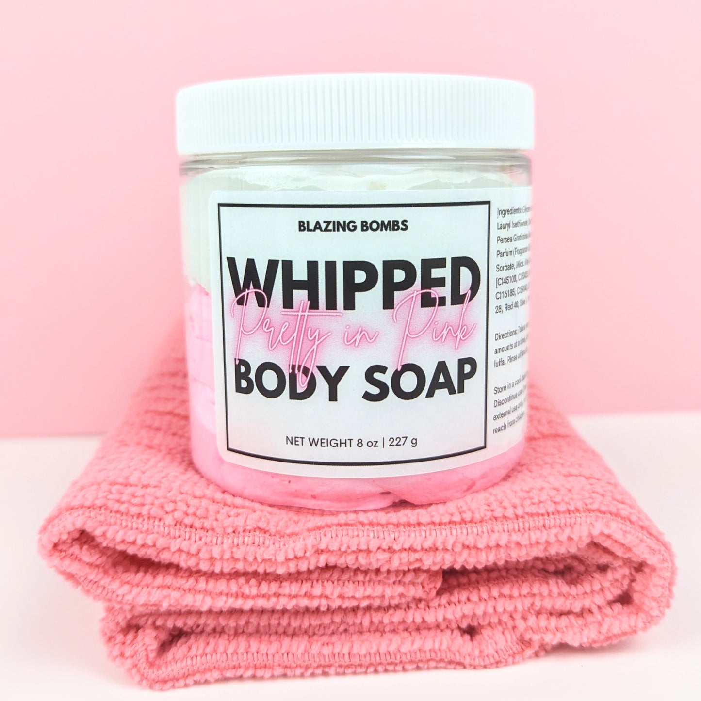 Pretty in Pink Whipped SOAP
