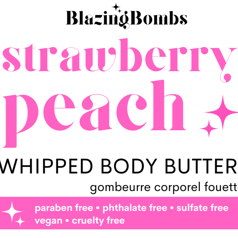 Strawberry Peach Whipped Body Butter