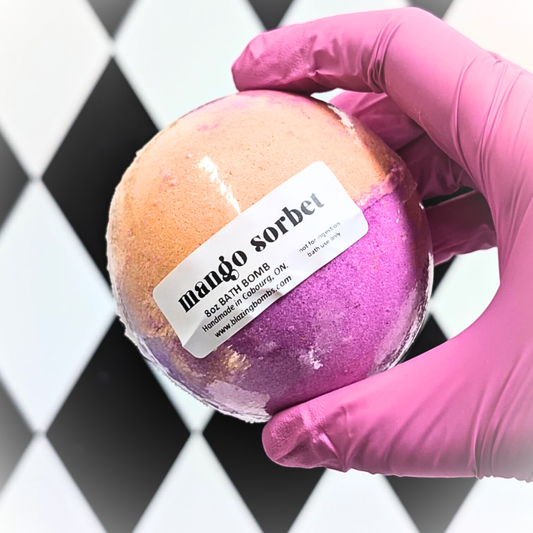 Mango Sorbet 8.5oz Large Bath Bomb