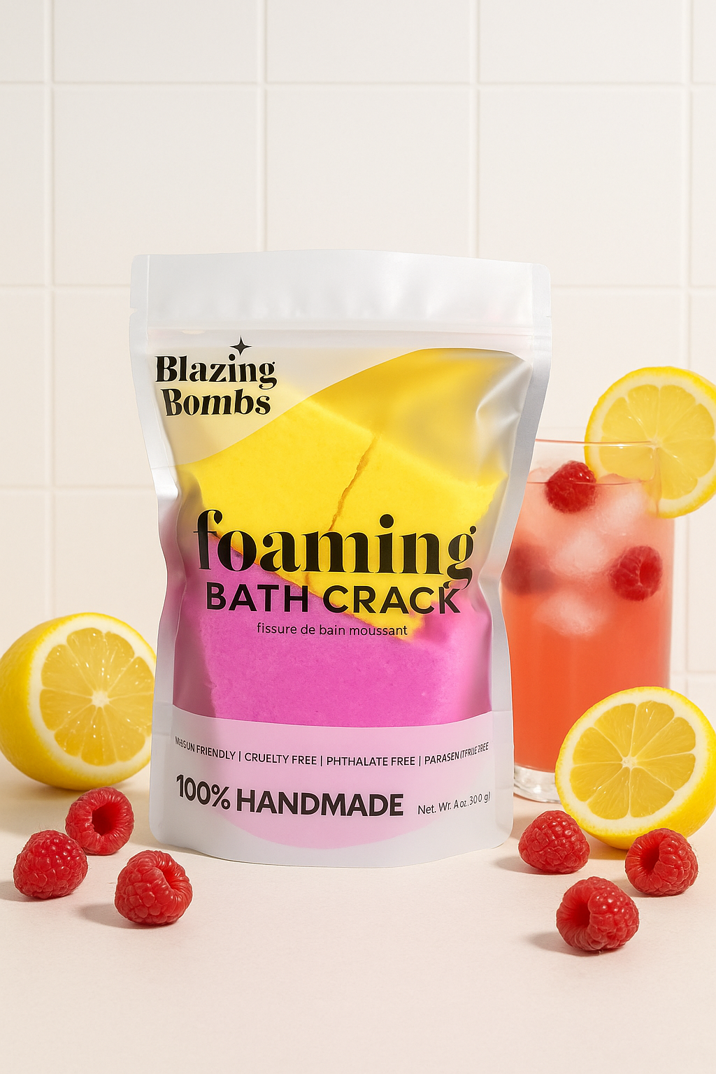 Raspberry Lemonade Bath Crack