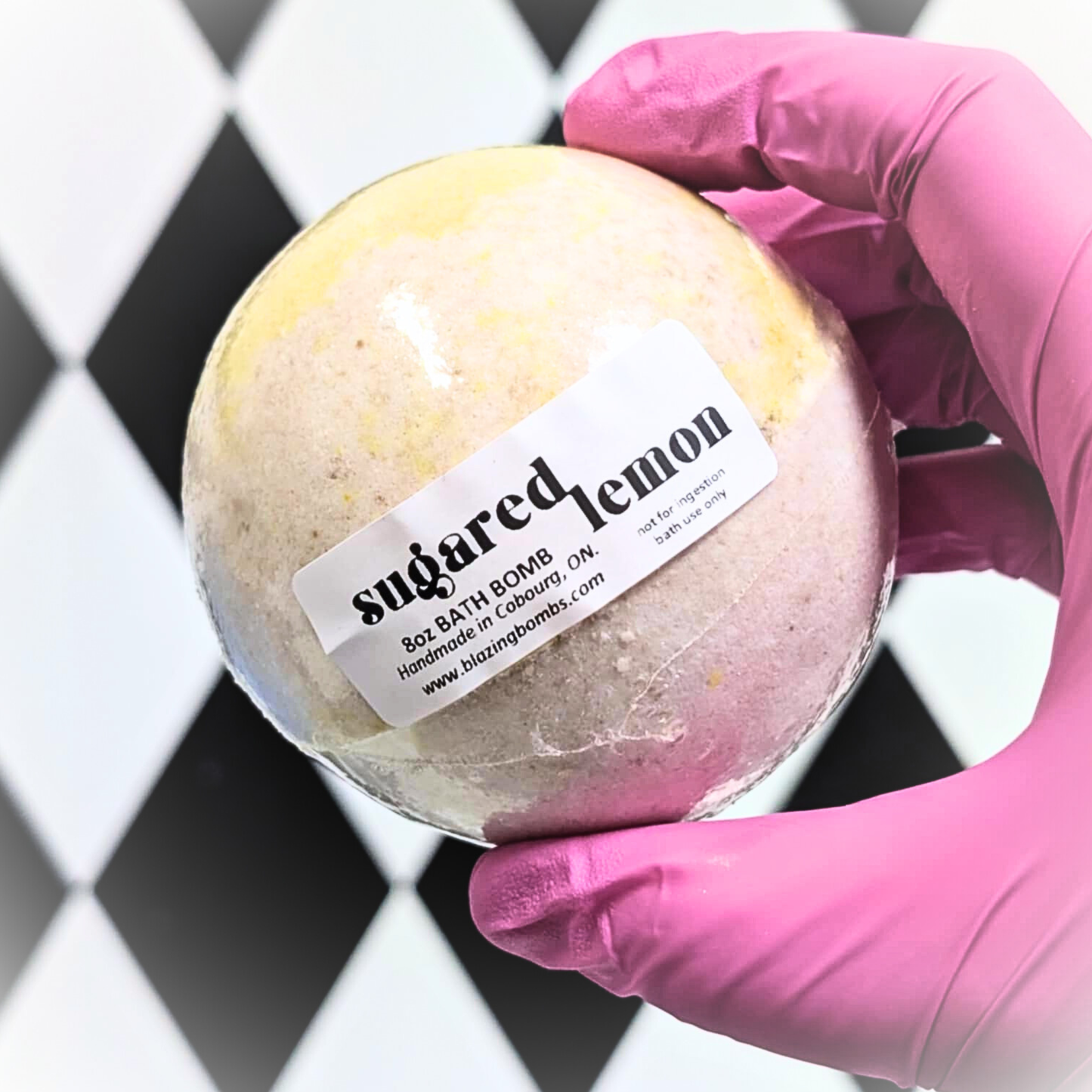 Sugared Lemon 8.5oz Large Bath Bomb